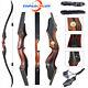 Archery Wooden Traditional Hunting Bow 60 Takedown Recurve Bow for Youth&Adult
