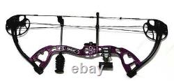Bear CRUZER Purple Feminine Touch Bow with Hard Case-6 Arrows. RH