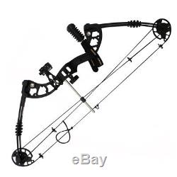 Black 30-60lbs Archery Compound Bow Adult Right Hand Target Hunting Shooting Bow