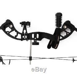 Black 30-60lbs Archery Compound Bow Adult Right Hand Target Hunting Shooting Bow