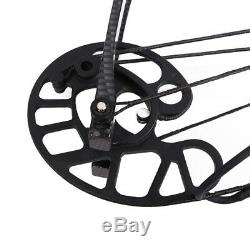 Black 50lbs Archery Compound Bow Right Hand Shooting Target Outdoor Hunting Bow