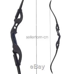 Black 62 ILF Archery American Hunting Right Hand Takedown Recurve Bow Target