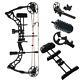 Black Archery Compound Bow Right Hand Hunting Kit Adult Shooting Target 35-70lbs