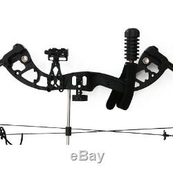 Black Archery Hunting 30-60 Lbs Right Hand Compound Bow Outdoor Shooting Target