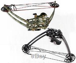 Black Camo 50 Lbs Compound Bow Archery Hunting Target Shooting Right Hand Bow
