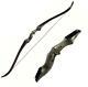 Black Hunter Archery Recurve Bow 60 45lbs Hunting Arrows Target Bamboo Core