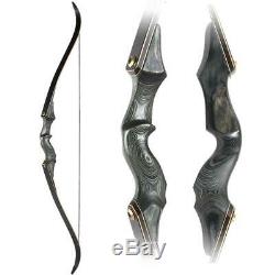 Black Hunter Archery Takedown Recurve Bow 60,35lbs Right Hand Hunting Target