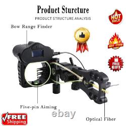 Bow Aiming Rangefinder Sight Up To 99 Yards for Outdoor Bow Hunting 3D Archery
