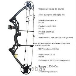 Bow Hunting Compound Archery Rh Hand Right Arrow Kit Set Arrows Black Toys NEW