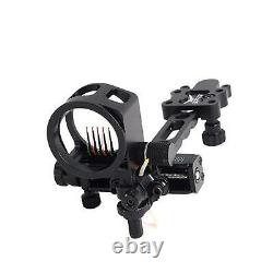 Bow Sight 5 Pin Micro Adjusting Hunting Archery Compound Bow Aim LED Light Right