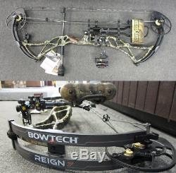 Bowtech Reign 7 60# to 70# Right-Hand 25 to 31 Archery Hunting Bow + Extras