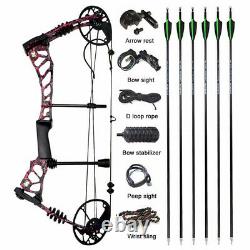 Compound Bow Arrow Set 40-60lbs Adjustable Archery Outdoor Target Hunting Shoot