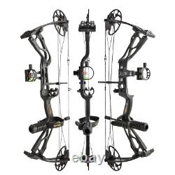 Compound Bow Arrows Kit 0-60lbs Adults Youth Target Archery Hunting Dragon X8