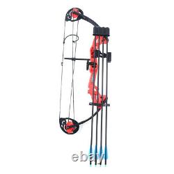 Compound Bow Arrows Set 15-25lb Adjustable Archery Shooting Hunting Right NEW