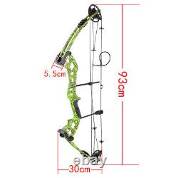 Compound Bow Carbon Arrows Set 30-55lbs Adjustable Archery Bow Hunting Shooting