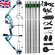 Compound Bow Set 30-55lbs Carbon Arrows Fishing Hunting Adults Archery Target