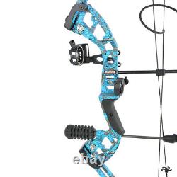 Compound Bow Set 30-55lbs Carbon Arrows Fishing Hunting Adults Archery Target