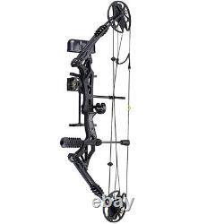 Compound Bow Set 30-70lbs Carbon Arrow Field Archery Target Bow Hunting Shooting