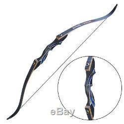 D&Q 30-50lbs Hunting Takedown Recurve Bow Archery Carbon Fiberglass Arrows Sets