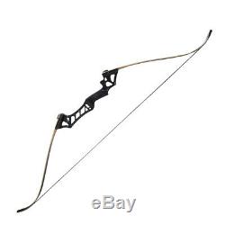 D&Q Archery Recurve Bows Sets 45lbs Hunting 57'' Right Hand 12 Carbon Arrows