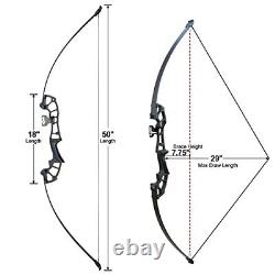 D&Q Archery Set Adult Bow and Arrow Set Adult Takedown Recurve Bow Hun