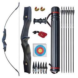 D Q Hunting Bow and Arrow Set Takedown Recurve Bow Right Handed Bow for Adults
