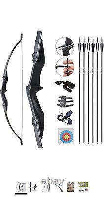D&Q Recurve Bow & Arrow Archery set 40lbs Right and Left Handed