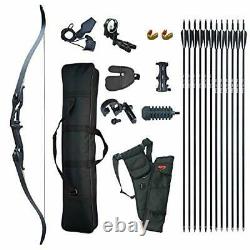 D&Q Recurve Bow and Arrow Set Adult Kit Archery Hunting Target Practice