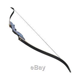 D&Q Takedown Recurve Bow Hunting Right Hand Wood Riser Target 54 Sports