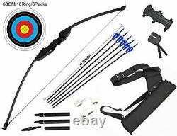 Dostyle Takedown Recurve Bow and Arrow Set Outdoor Archery Hunting Shooting