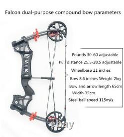 Dual-Use Launch Steel Ball Compound Bow Shooting Bow And Arrow Outdoor Hunting