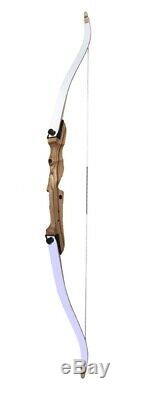 Genuine Right Hand Take Down Archery Hunting Wooden Adult Recurve Bow Set