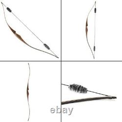 Handmade Traditional Takedown Recurve Wooden Bow Archery Longbow Hunting Arrow