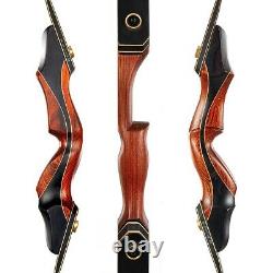 Hunting Bow Archery Recurve Takedown Bow Longbow for Wooden Riser 60inch 50lbs