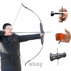 Hunting Bow and Arrow Set Takedown Recurve Bow Right Handed Bow for Adults