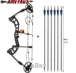 Hunting Shooting Kits Bow Arrow Set 30-70lbs Adjustable Adult Right Hand