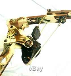 Hurry Rare Oneida Lite Force Magnum Eagle Bow Fishing Hunt RH 30-50-70 Long Draw