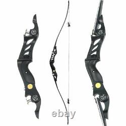 ILF 17'' Recurve Bow Riser Handle Aluminum Archery Ameican Longbow Hunting HORN