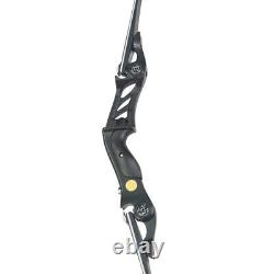 ILF 17'' Recurve Bow Riser Handle Aluminum Archery Ameican Longbow Hunting HORN