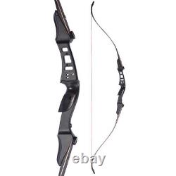ILF 60'' Recurve Bow 20-50lbs Archery Carbon Arrows Takedown American Hunting
