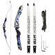 ILF 68'' Recurve Bow 18-40lbs Archery 25 Riser Takedown Competition Shooting