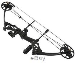 IRQ 30-75lbs Black Compound Bow Right Hand For Archery Hunting Target