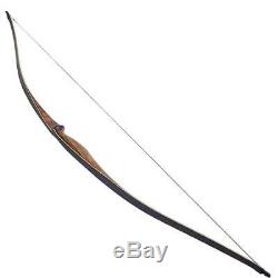 IRQ Archery Longbow Hunting Right Hand Riser Practice Target Recurve Bow 20-35lb