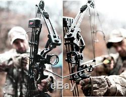 JUNXING Archery M131 Compound Bow Right Hand Hunt Target 30-55lbs Sport Black