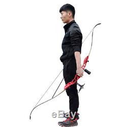 JUNXING Archery Recurve Bow Set 66 Right Hand Hunting Arrows Set Longbow
