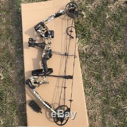 JUNXING M120 20-70lb Compound Bows Right Hand Set Hunting Men Target Camouflage