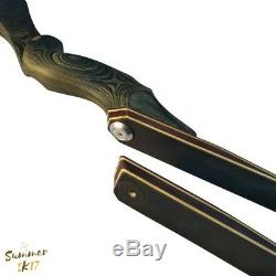 Junxing Black Hunter 60 American Hunting Bow Take Down Recurve Bow Right Hand