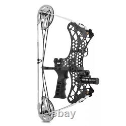 Laser Sight Mini Compound Bow Set 35lbs Archery Fishing Hunting Right Left Hand