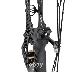 Laser Sight Mini Compound Bow Set 35lbs Archery Fishing Hunting Right Left Hand