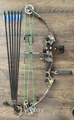 Martin Orion Magnum RH Bow Sight Rest Stabilizer Arrows New String Cable FAST